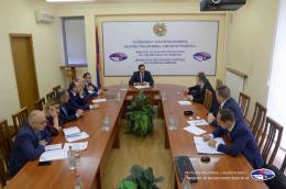 Заместитель министра охраны природы РА принял членов прибывших в Армению делегации Вологодской области России 