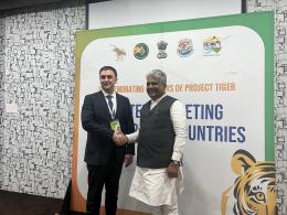 Арам Меймарян и Воскеат Григорян в индийском городе Майсуру приняли участие в мероприятиях, посвященных 50-летию программы охраны природы «Проект Тигр» и запуску «Международного альянса больших кошек»
