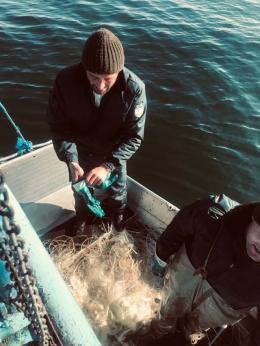 На озере Севан продолжается специальное дежурство: из озера извлечено 54 незаконных рыболовных сетей